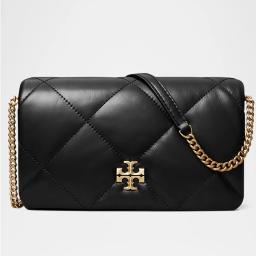Tory Burch Diamond Quilt Chain Wallet